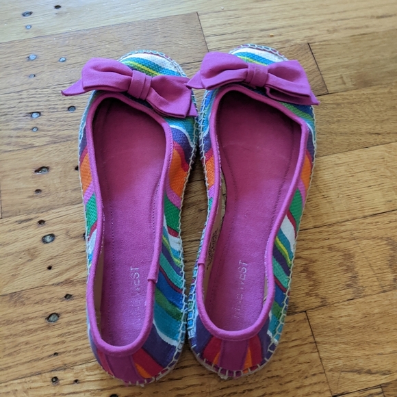 Nine West Rainbow Stripe Espadrilles - Picture 8 of 8